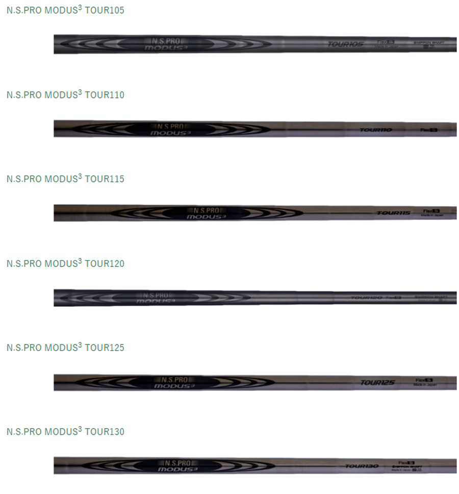 日本シャフト【N.S.PRO】N.S.PRO MODUS3 LUXURY BLACK<br>TOUR105/110/115/120/125/130